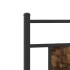 Estructura cama sin colchón madera roble ahumado 75x190
