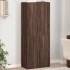Armario archivador madera ingeniería roble marrón 60x32x153