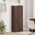 Armario archivador madera ingeniería roble marrón 60x32x153