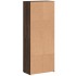 Armario archivador madera ingeniería roble marrón 60x32x153