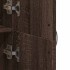 Armario archivador madera ingeniería roble marrón 60x32x153