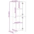 Armario archivador madera ingeniería roble marrón 60x32x153