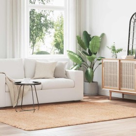 Alfombra peluda de pelo largo NAVARRA beige 160x230cm