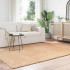 Alfombra peluda de pelo largo NAVARRA beige 160x230cm