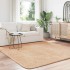 Alfombra peluda de pelo largo NAVARRA beige 200x200cm