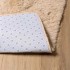 Alfombra peluda de pelo largo NAVARRA beige 200x200cm