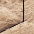 Alfombra peluda de pelo largo NAVARRA beige 200x200cm