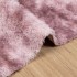 Alfombra de pelo largo NAVARRA rosa polvoriento 200x290