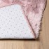 Alfombra de pelo largo NAVARRA rosa polvoriento 200x290