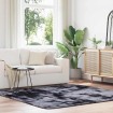 Alfombra de pelo largo NAVARRA gris oscuro 200x200 cm poliéster