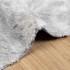 Alfombra de pelo largo NAVARRA gris claro 200x200 cm