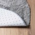 Alfombra de pelo largo NAVARRA gris plateado 200x200