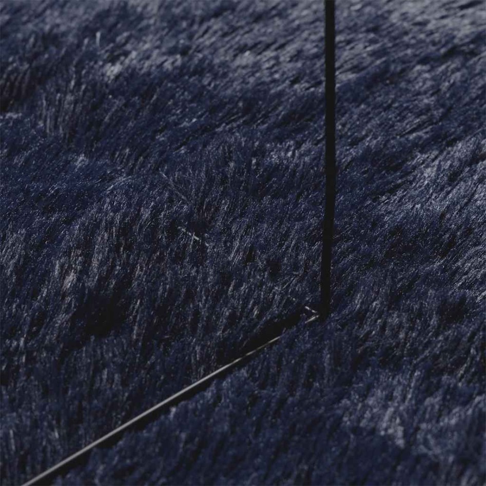 Alfombra de pelo largo NAVARRA azul marino 300x200 cm