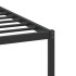 Estructura de cama sin colchón madera roble ahumado 90x200
