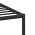 Estructura de cama sin colchón madera marrón roble 80x200