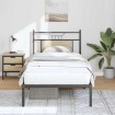 Estructura de cama sin colchón madera roble Sonoma 80x200 cm