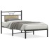 Estructura de cama sin colchón madera roble Sonoma 80x200