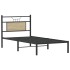 Estructura de cama sin colchón madera roble Sonoma 80x200