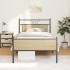 Estructura de cama sin colchón madera roble Sonoma 100x200
