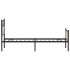 Estructura de cama sin colchón madera roble Sonoma 100x200