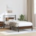 Estructura de cama sin colchón madera marrón roble 80x200