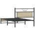 Estructura de cama sin colchón madera roble Sonoma 100x190