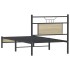 Estructura de cama sin colchón madera roble Sonoma 90x200
