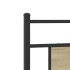 Estructura de cama sin colchón madera roble Sonoma 90x200