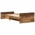 Estructura de cama sin colchón madera de ingeniería