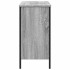 Armario lavabo baño madera ingeniería gris Sonoma 80x30x60