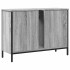 Armario lavabo baño madera ingeniería gris Sonoma 80x30x60