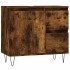 Armario de baño madera contrachapada roble ahumado 65x33x60