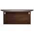Set de muebles baño 2 pzas madera contrachapada marrón