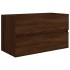 Set de muebles baño 2 pzas madera contrachapada marrón