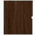 Set de muebles baño 2 pzas madera contrachapada marrón