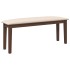 Banco 110 cm madera maciza marrón