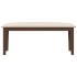 Banco 110 cm madera maciza marrón