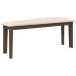 Banco 110 cm madera maciza marrón