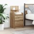 Mesillas de noche con 2 cajones 2 uds roble 38x34x80