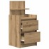 Mesillas de noche con 2 cajones 2 uds roble 38x34x80