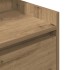 Mesillas de noche con 2 cajones 2 uds roble 38x34x80