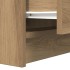 Mesillas de noche con 2 cajones 2 uds roble 38x34x80