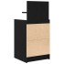 Mesillas de noche con 2 cajones 2 uds. Negro 38x34x80