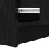 Mesillas de noche con 2 cajones 2 uds. Negro 38x34x80