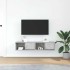 Muebles de TV 2uds madera ingeniería gris hormigón
