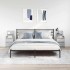 Mesillas de noche con 2 cajones 2 uds gris Sonoma 38x34x80