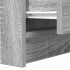 Mesillas de noche con 2 cajones 2 uds gris Sonoma 38x34x80