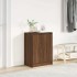 Zapatero de madera de roble marrón 57x34x76