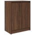 Zapatero de madera de roble marrón 57x34x76