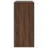 Zapatero de madera de roble marrón 57x34x76